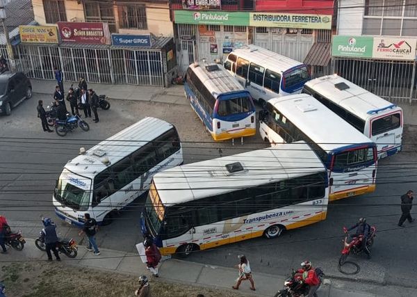 Paro de transportadores de servicio público urbano en Popayán