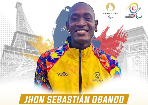 La historia de Jhon Sebastián Obando, el hijo de Villa Rica que conquistó el oro en los Juegos Paralímpicos París 2024