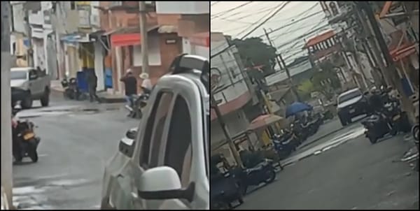 (Vídeo) Momento exacto en el que disidencias roban el Banco Agrario en Corinto, Cauca