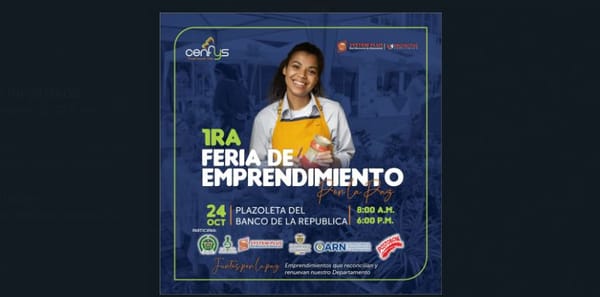 "Primera Gran Feria del Emprendimiento por la Paz: Unidos por un Futuro de Reconciliación y Progreso"