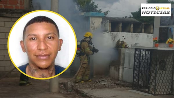 Incendian la tumba de Rubén Contreras Ceballos, presunto asesino de trabajadora de Supergiros