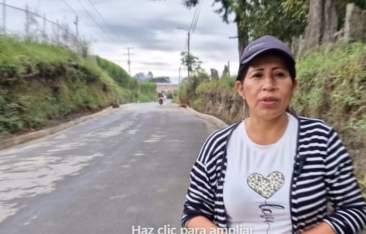 Gobierno regional adelantó la pavimentación de una vía terciaria de Popayán