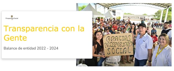 Gustavo Bolívar rinde cuentas a través del balance 2022-2024 de Prosperidad Social: "Transparencia con la gente"