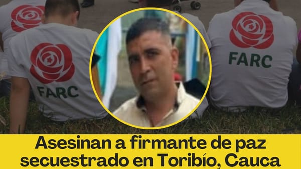 Sergio Vivas, firmante de paz asesinado en el Cauca