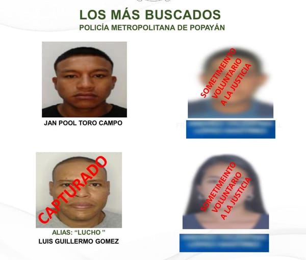 Este uno de los presuntos delincuentes más buscados de Popayán