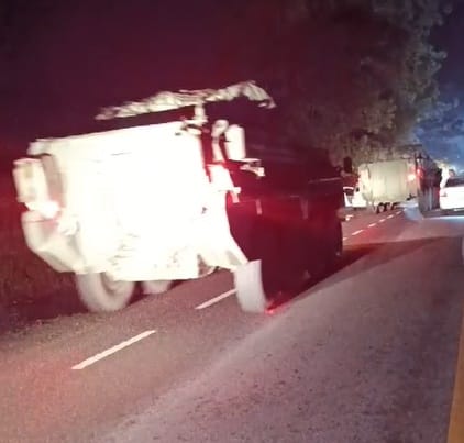 Momentos de terror en la vía Popayán-Cali por retén que ejecutó un grupo armado al margen de la ley en el sector de El Túnel