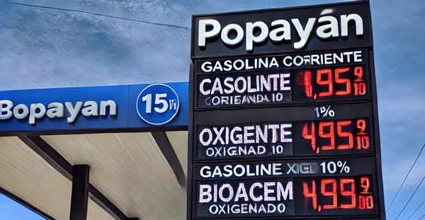 A partir de hoy sube la gasolina en todo el país