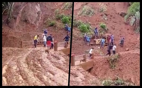 Lluvias provocaron deslizamiento en la vereda La Esperanza, Patía