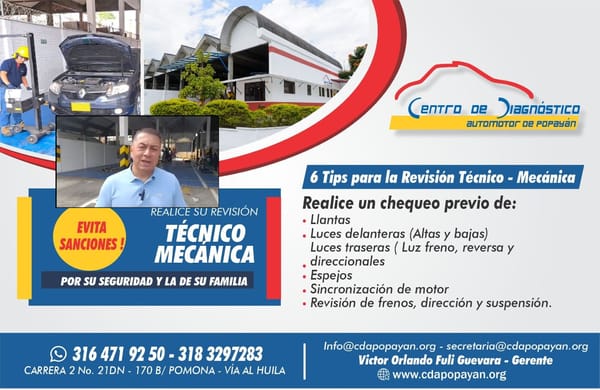 Centro de Diagnóstico Automotor de Popayán supera crisis financiera y proyecta crecimiento con tecnología y alianzas estratégicas