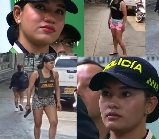 Las patrulleras Valentina Meza Carranza y Yessica Guidao Roldán fueron condecoradas