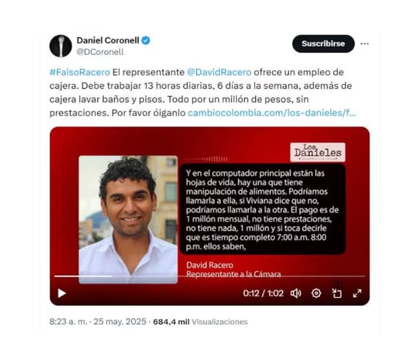 La casta criolla al desnudo: de Racero y su fruver a la gran farsa de la dignidad laboral