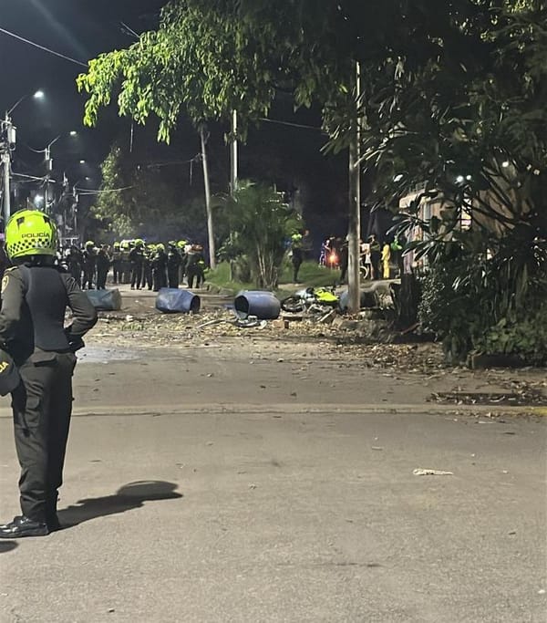 Civiles y policías heridos tras fuerte explosión al oriente de Cali