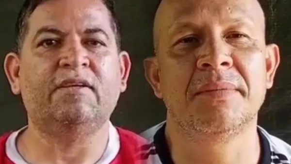 Revelan vídeo de los dos funcionarios del CTI secuestrados por el ELN