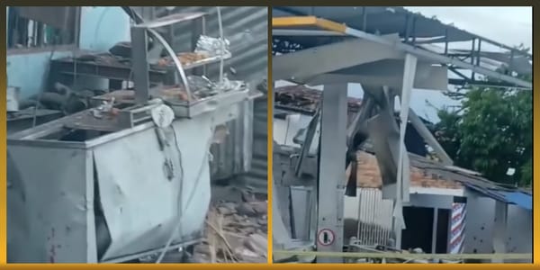 (Vídeo) Así quedó la zona del ataque terrorista en El Estrecho, Patía
