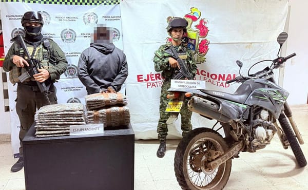 Capturado sujeto con sustancia alucinógena en Corinto, Cauca
