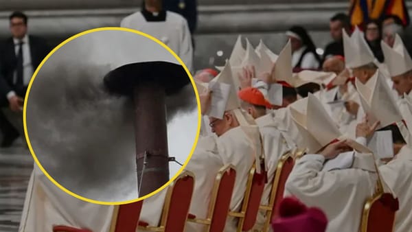 Primera fumata del cónclave en el Vaticano fue negra: aún no hay nuevo Papa