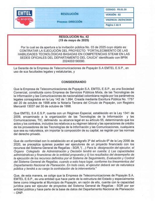 ¿De quién es EMTEL? La licitación que desnuda el cinismo del poder en Popayán y el Cauca