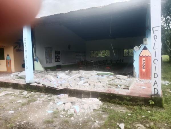 Daños en viviendas, iglesias y hasta heridos es el saldo del fuerte sismo registrado este domingo
