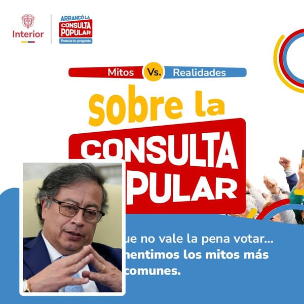 Consulta popular: juez ordena repetir la votación, informó el presidente Gustavo Petro