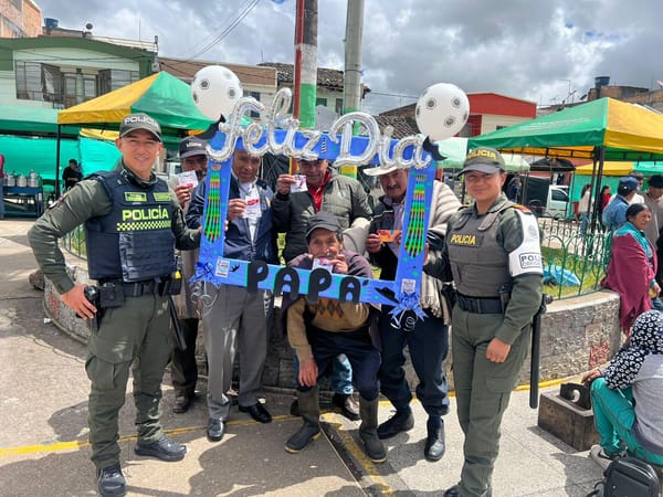 La Policía en Nariño celebra el Día del Padre fortaleciendo la cercanía con la comunidad