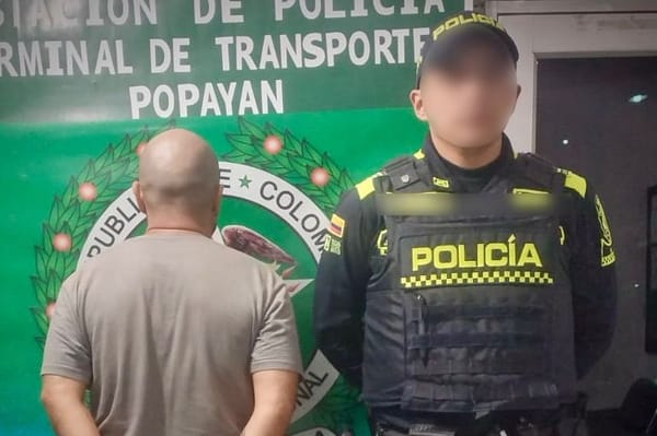 Capturado en la terminal de Popayán hombre buscado por tentativa de homicidio agravado