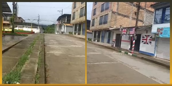 Disidencias imponen el miedo: habitantes de El Plateado, confinados y sin comercio