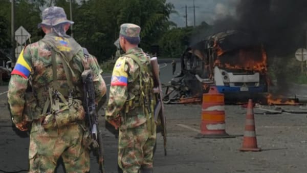 14 ataques simultáneos de las disidencias de las FARC en Cauca y Valle del Cauca