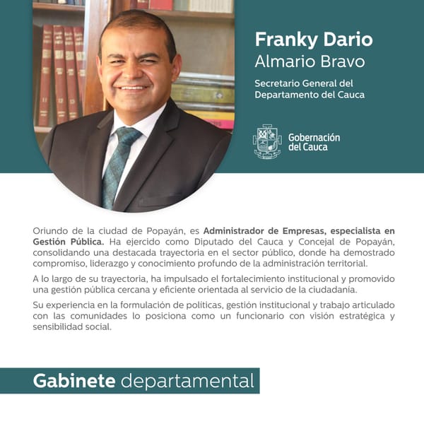Franky Almario: el privatizador que ahora cuidará lo público