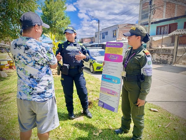 Policía fortalece vínculos familiares con jornada pedagógica en Bello Horizonte