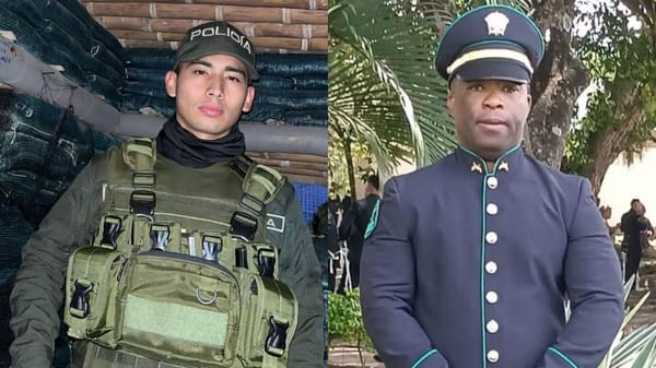 Fabián y Walberto, los dos policías asesinados en ataque armado en El Tambo, Cauca
