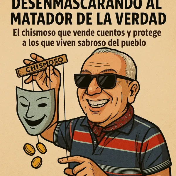 Desenmascarando al matador de la verdad: el chismoso que vende cuentos y protege a los que viven sabroso del pueblo