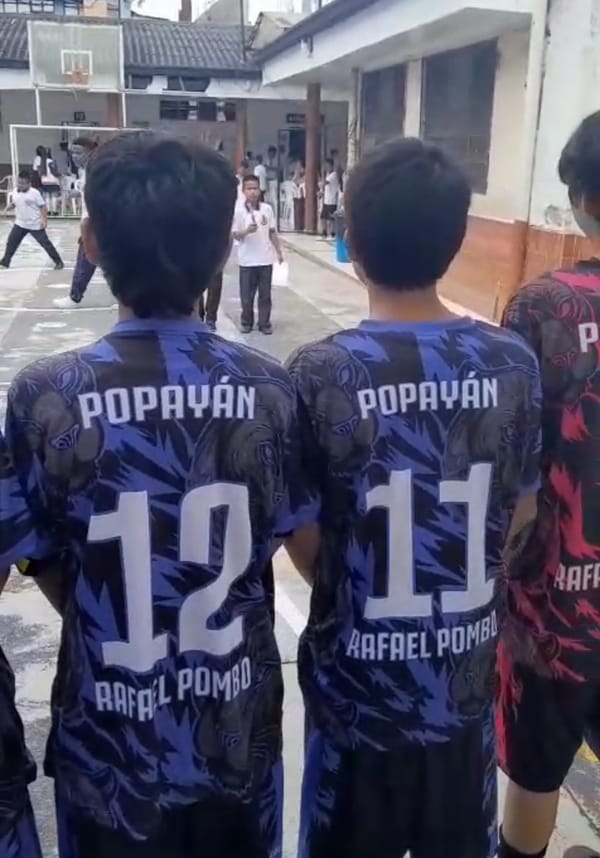 Campeones de la Institución Educativa Rafael Pombo, buscan apoyo para fase final de Juegos Intercolegiados