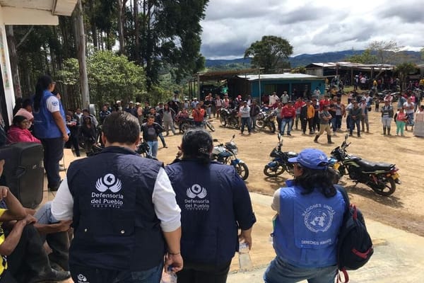 Defensoría del Pueblo expresa preocupación por situación de seguridad en La Plata, Huila