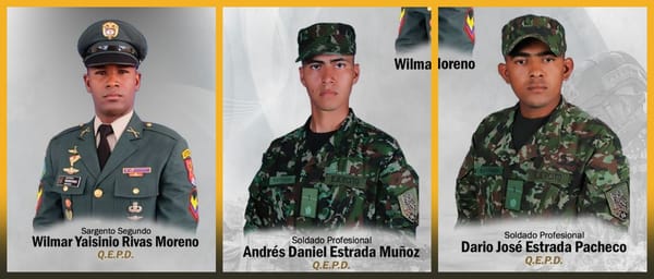 Tres soldados asesinados en El Naya, en medio de un ataque con drones
