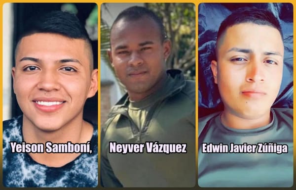 El rostro de los tres policías caucanos asesinados en Amalfi, Antioquia