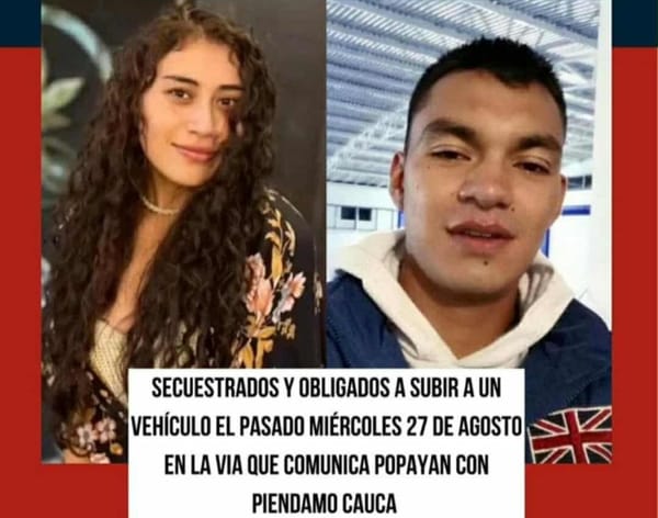 Misterio en el Cauca: la desaparición de los estudiantes Angie Tobar y Adrián Marcillo
