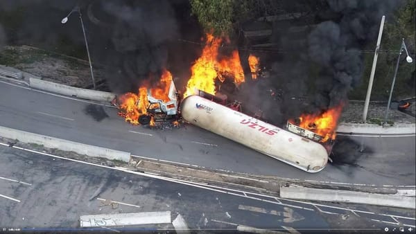 Se elevó a diez las víctimas mortales de pipa en Puente de la Concordia, México