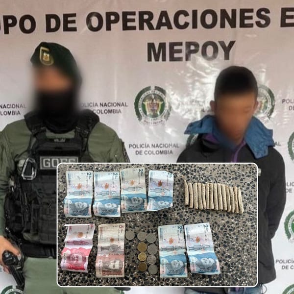 Un sujeto fue sorprendido cuando expendía estupefacientes