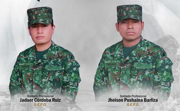 Disidencias asesinaron a dos militares en Sucre, Cauca