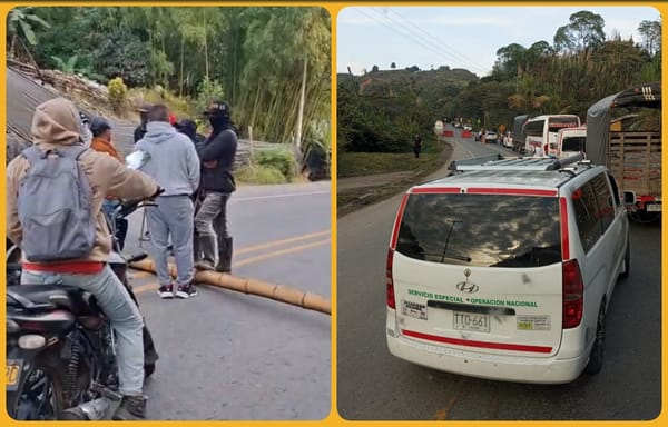 Urgente: Nuevamente bloqueada la vía Panamericana en el norte del Cauca