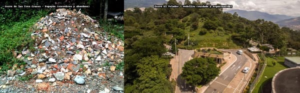 El cerro que Medellín cuida y el cerro que Popayán olvida