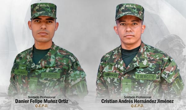 Dos soldados murieron en ataque con dron del ELN en el sur de Bolívar