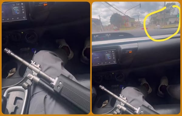 Alarma en Popayán: hombres armados recorrieron la ciudad con fusil a plena luz del día