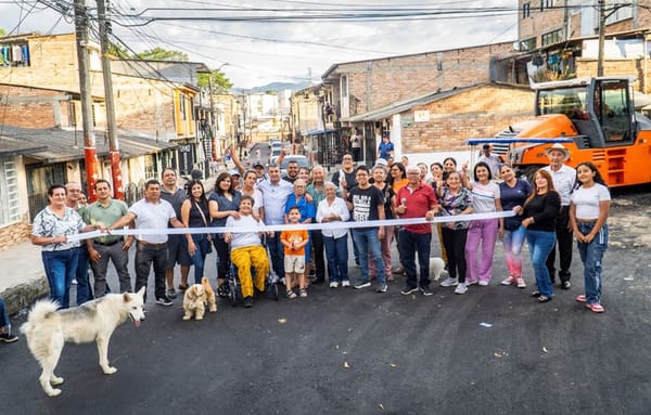 La obra de pavimentación de la calle 11, en el barrio Santa Fe, hoy es una realidad