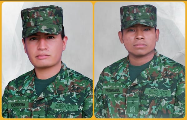 Así fueron los combates en Sucre, Cauca, que dejaron dos soldados muertos