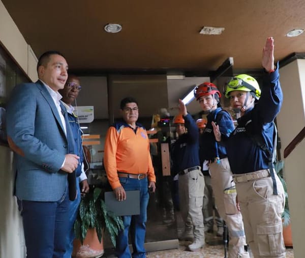 Gobernador Octavio Guzmán lideró participación del Cauca en el Simulacro Nacional de Emergencias