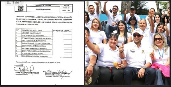 #Confidencial | Popayán y la gratitud que se esfumó en los pasillos del poder