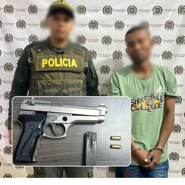 Reacción oportuna evita un hecho violento y permite la captura en flagrancia por intimidación con arma de fuego