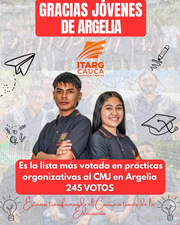 Instituto Técnico ARGCAFEE obtuvo la votación más alta en el Consejo de Juventudes de Argelia