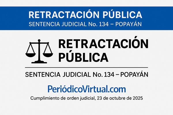 Retractación pública oficial